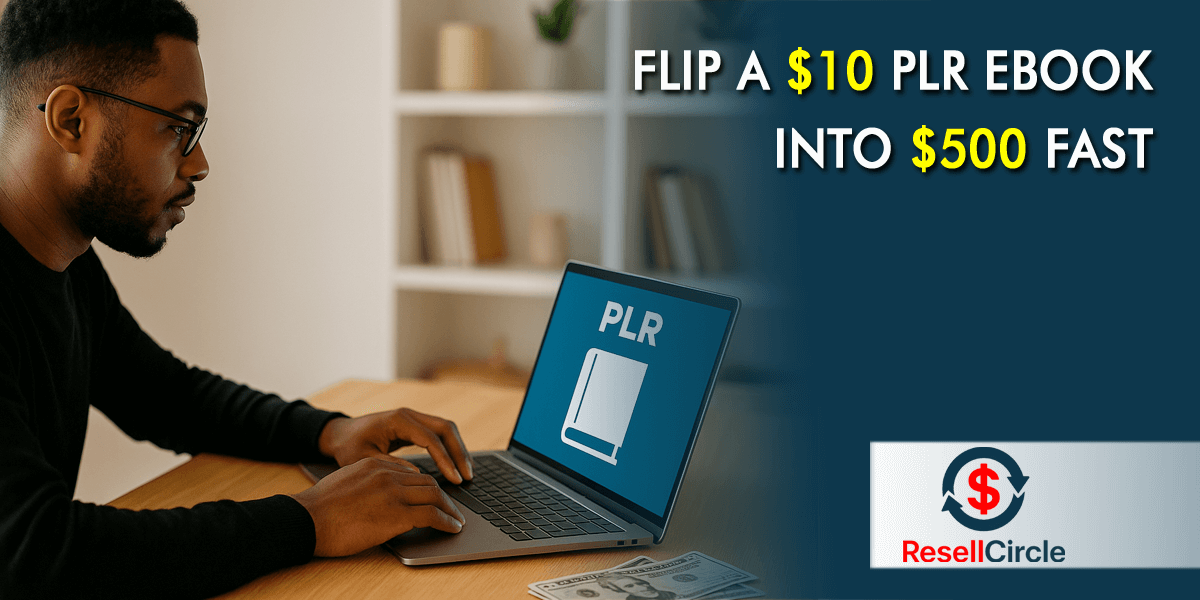 Flip a $10 PLR Ebook Into $500 Fast