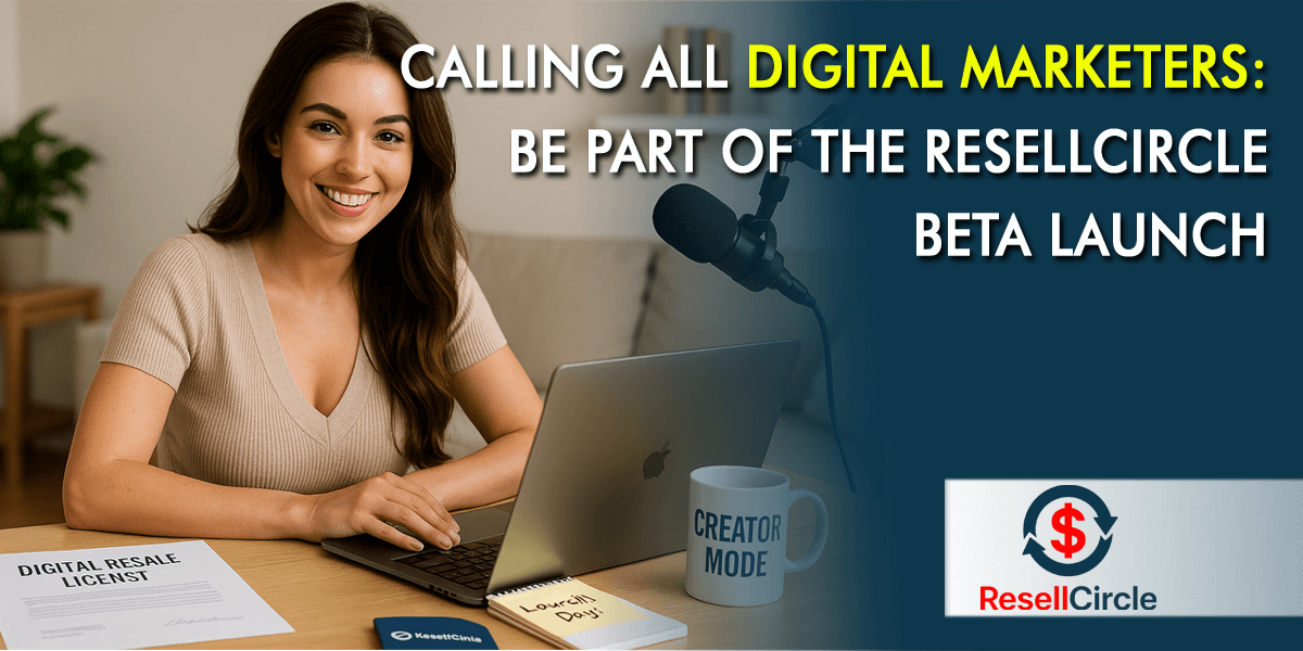 Calling All Digital Marketers: Be Part of the ResellCircle Beta Launch