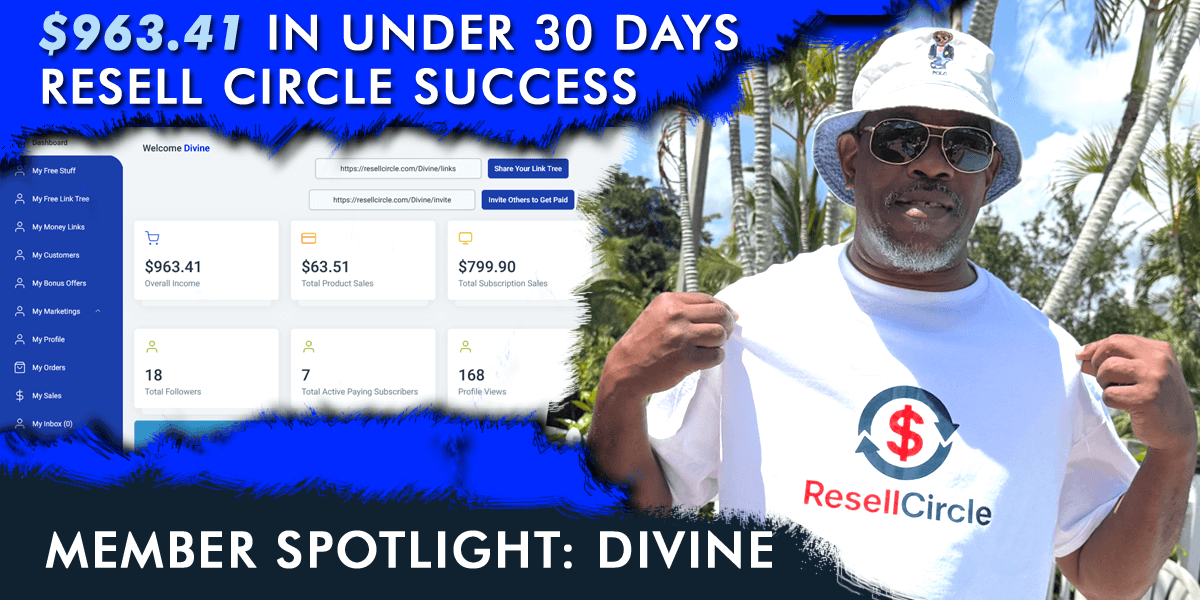 He Took Action. He Made $963 on Resell Circle. You Can Too.