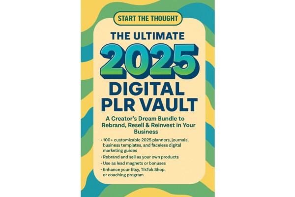 Massive 2025 PLR Bundle with Resale & Rebrand Rights