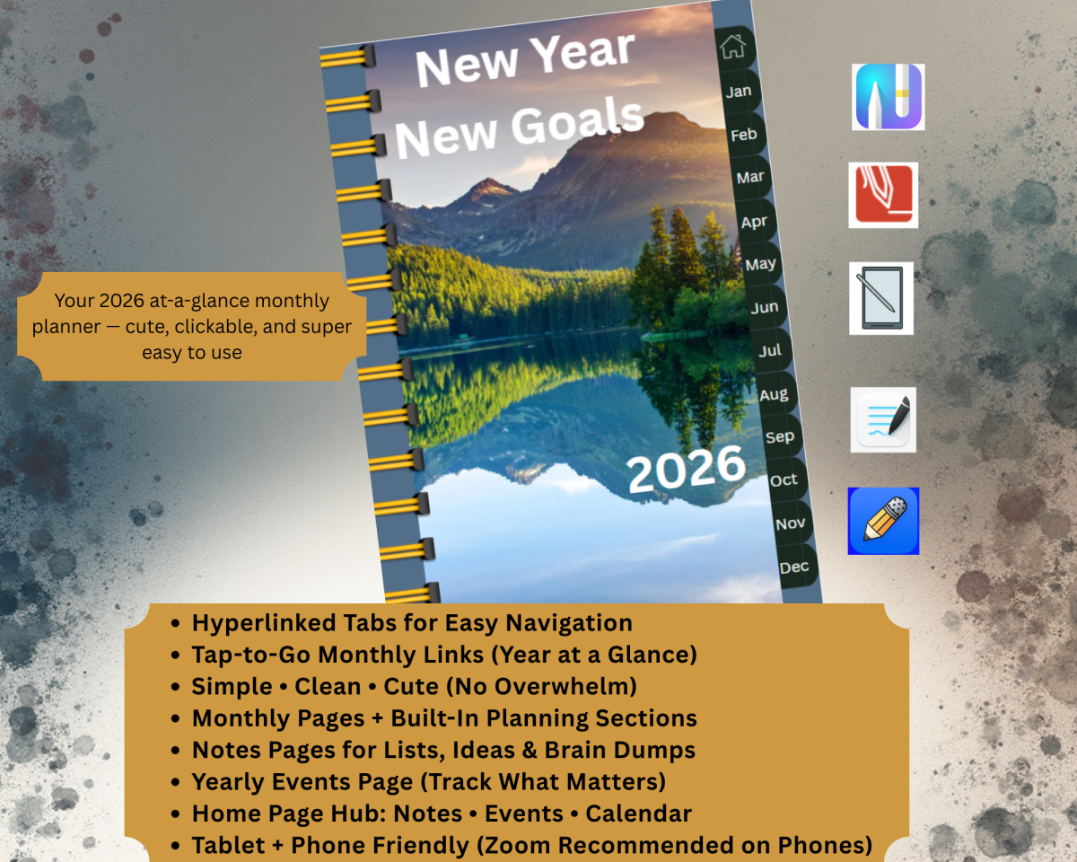 2026 Digital Planner | Simple Monthly Planner