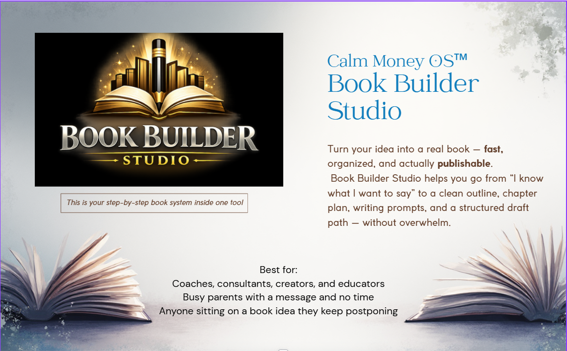 Book Builder Studio – Create & Publish Your First Ebook with AI