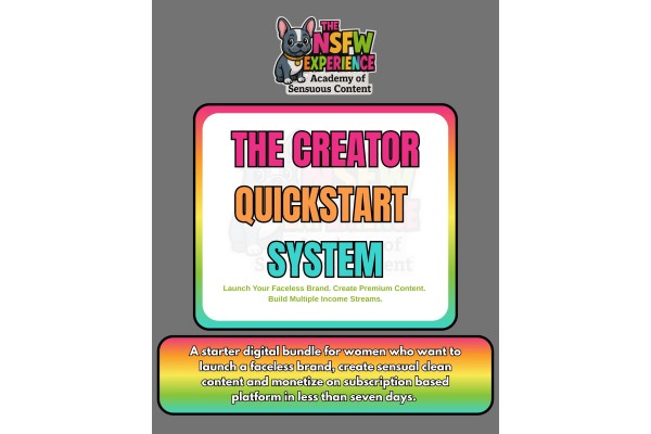 The Creator Quickstart System